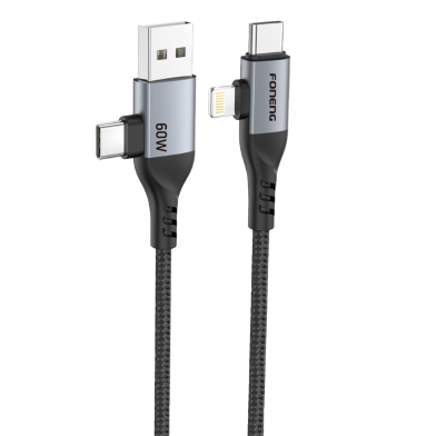 Foneng X92 4-In-1 Metal Head Cable image