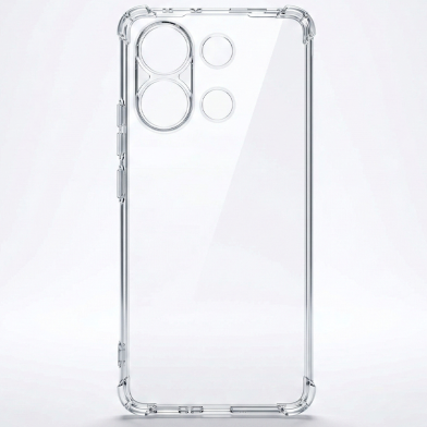 For Xiaomi Redmi Note 13 4G Clear Cover Soft Thin Anti-Scratches Crystal Case Transparent (Back Case Cover) image