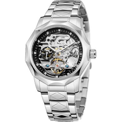 Forsining Luxury Automatic Tourbillon Diamond Outdoor Mens Mechanical Watch image