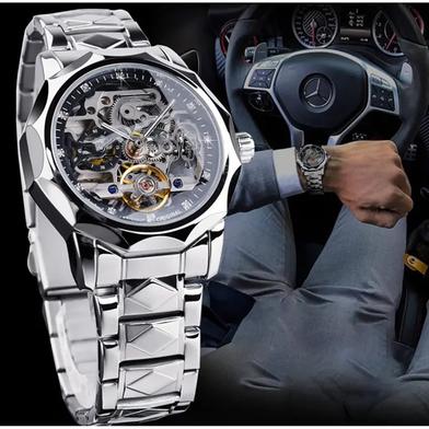 Forsining Luxury Automatic Tourbillon Diamond Outdoor Mens Mechanical Watch image