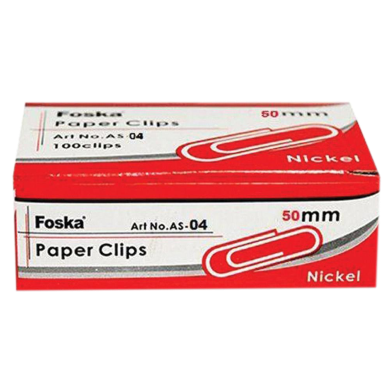Foska Paper Clip 50mm - 100 Pcs image
