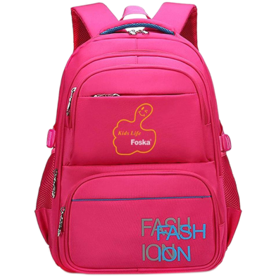 Foska Waterproof Kids Fashion Cartoon School Bag image
