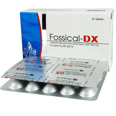 Fossical-DX 600 mg 10's Strip Tablet image