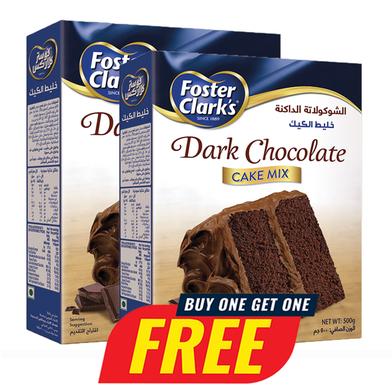 Foster Clark's Dark Chocolate Cake Mix (ডার্ক চকোলেট কেক মিক্স) - 500 gm image