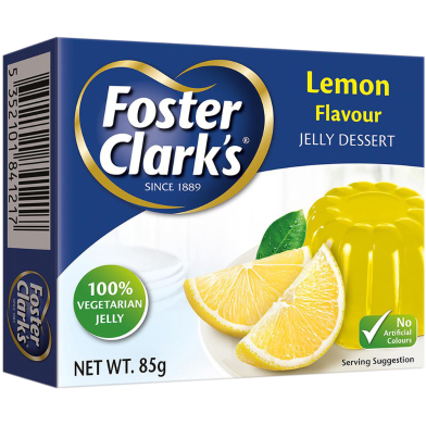 Foster Clark's Lemon Jelly Crystal (লেমন জেলি ক্রিস্টাল) - 85 gm image