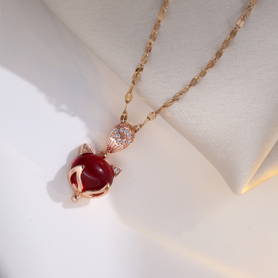 Fox Eye luxury Lucky Neckless for Stylish Girls or Women image