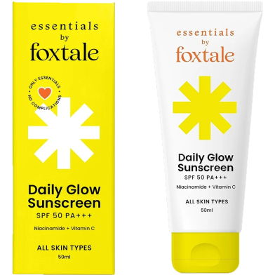 Foxtale Essentials Daily Glow Sunscreen SPF 50 - 50 ml -409302466 image