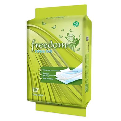 Freedom Cotton Soft Panty System Pad 10 Pads image