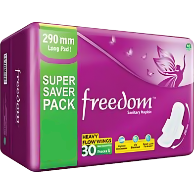 Freedom Heavy Flow Sanitary Napkin 30 Pads image