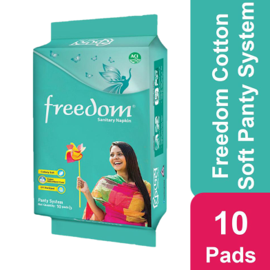 Freedom Sanitary Napkin Panty 10 Pads image