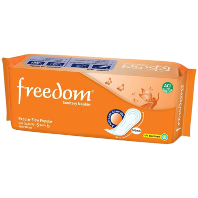Freedom Sanitary Napkin Popular 5 Pads (Latest) image