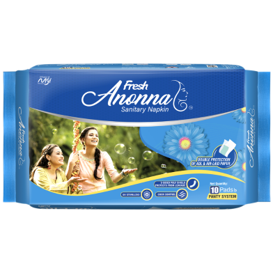 Fresh Anonna Sanitary Napkin Panty system 10 Pads image