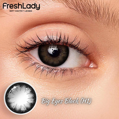 Freshlady Black Color Contact Lenses image