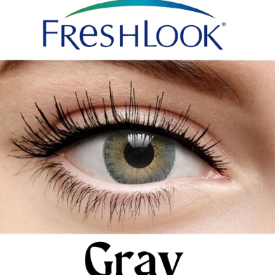 Freshlook Gray Color Contact Lens with Kit Box image