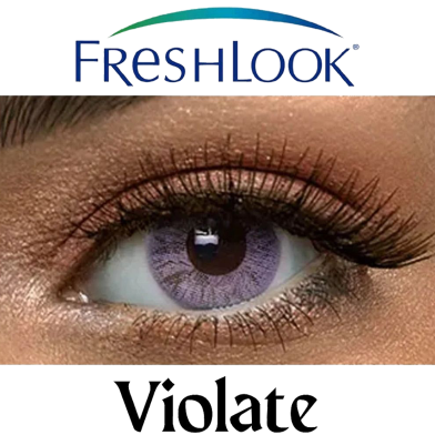 Freshlook Violate Color Contact Lens With Kit Box image