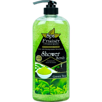 Fruiser Spa Green Tea Shower Scrub 730ml image
