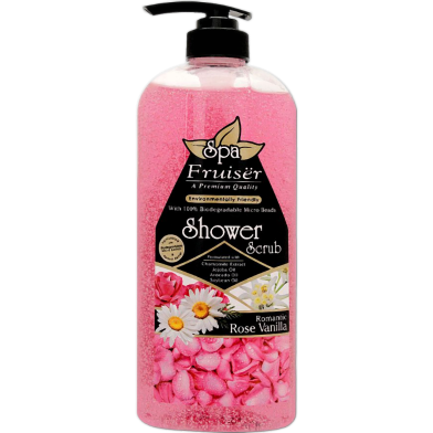 Fruiser Spa Romantic Rose Vanilla Shower Scrub 730ml image