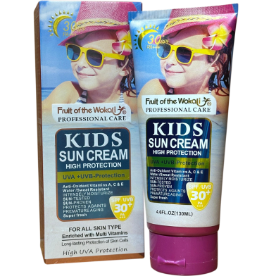 Fruit Of The Wokali Kids High Protection Sun Cream SPF 30 – 130ml image