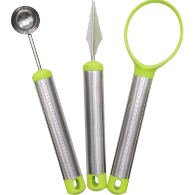 Fruit and Vegetable Carving Tool – Multipurpose Cutter for Creative Food Decoration and Garnishing (Multicolor) image