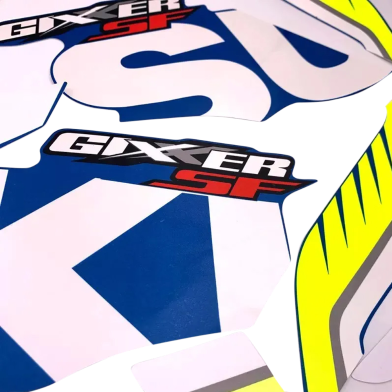 Full Body Sticker Set For Suzukii Gixxer/SF 2016 To 2018 (Old Model) image