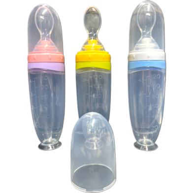 Full Silicone Spoon Feeder 120ml - 1 Pcs [Any Color] image