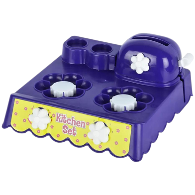 Funskool Giggles - Kitchen Set Colourful Pretend and Play Cooking Set image