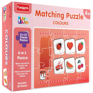 Funskool Matching Puzzle Colours 4Plus (9556100) image