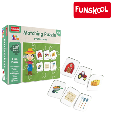Funskool Matching Puzzle Profession 4Plus (9556300) image