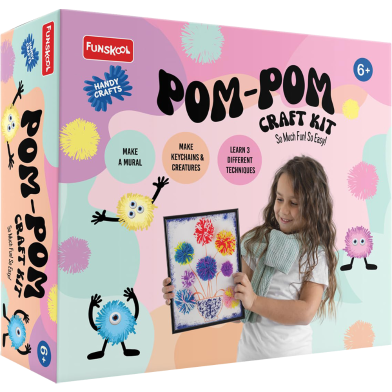 Funskool Pom-Pom Craft Kit (9595900) 6 Plus, IND image