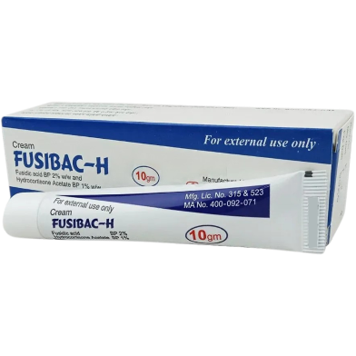 Fusibac H 2 Percent 1 Percent Cream 10gm Tube image