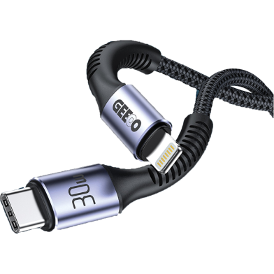 Geeoo DC27 30W PD Lightning Data Cable 1m image