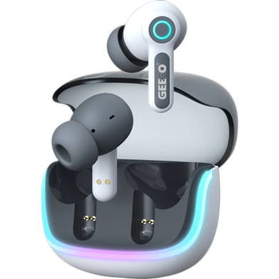 GEEOO T10 Fast Charging TWS With ENC Earbuds White image
