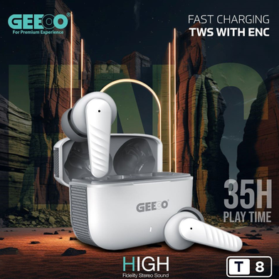 GEEOO T8 Fast Charging TWS with ENC Slide 4