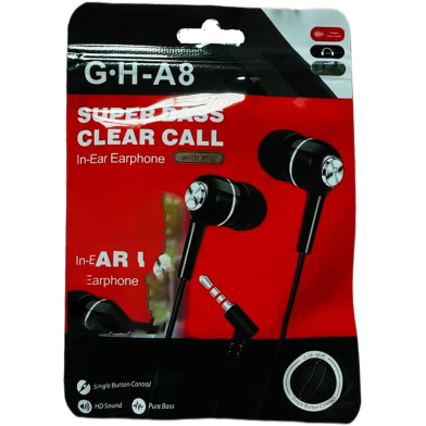 GH A-8 Super Bass Earphone image