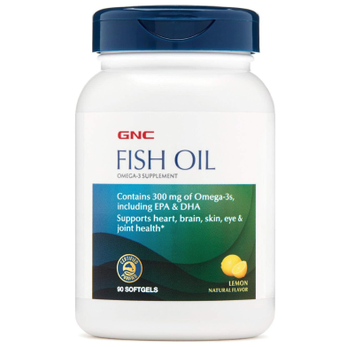 GNC Fish Oil Omega 3 Supplement - 90 Softgels image