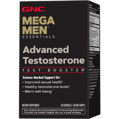 GNC Mega Men Advanced Testosterone – 60 Capsules image