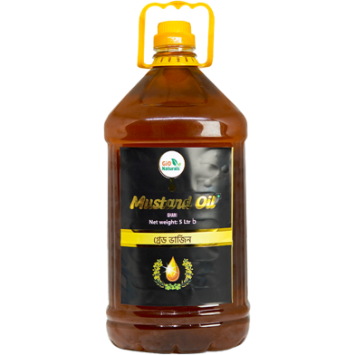 Gio Naturals Mustard Oil Ghani (5 Ltr) image