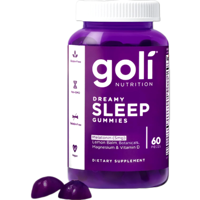 GOLI Nutrition Dreamy Sleep Gummies 60 Gummies - 55840402538 image