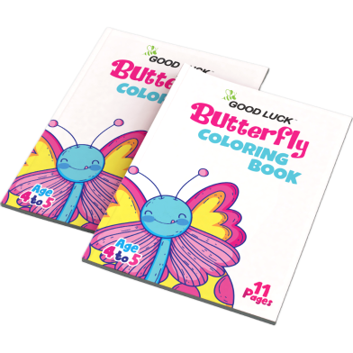 Good Luck Coloring Book - Butterfly image