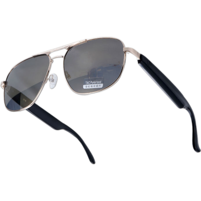 GS02 BT Smart Sunglasses Music Player Blue Tooth Calling Loud Speaker Waterproof Multicolor Lens UV Proof 55Mah image