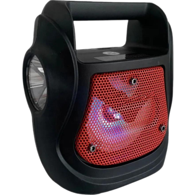 GTS-1533 Speaker wireless portable mini blue tooth speaker with LED Torch Light Small Speaker image