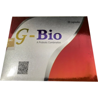 G-Bio Probiotic Combination Capsules - 30 Pcs Pack image