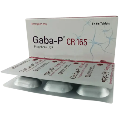 Gaba P Cr 165 mg Tablet 6'S Strip image