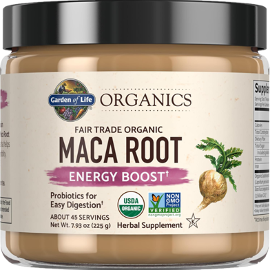 Garden of Life Organics Gelatinized Peruvian Maca Root Energy Boost 225 gm (USA) image