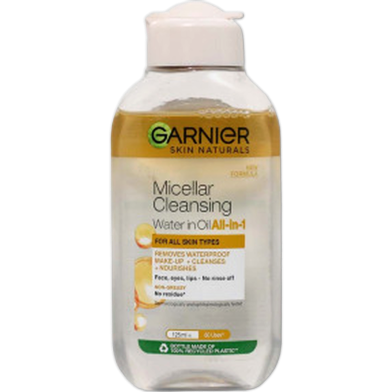 Garnier All In 1 Micellar Cleansing Water In Oil 125ml image