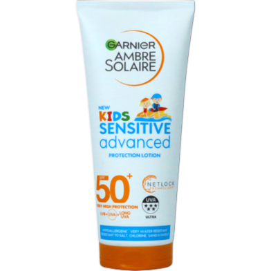 Garnier Amber Solaire Kids Sensitive Advanced Protection Lotion SPF50 Plus 200ml image