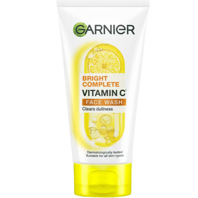 Garnier Bright Complete Vitamin C Face Wash 100gm (Indian) image