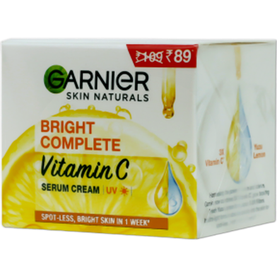 Garnier Bright Complete Vitamin C Serum Cream 23 gm image