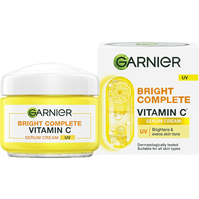 Garnier Bright Complete Vitamin C Serum Cream 45gm image