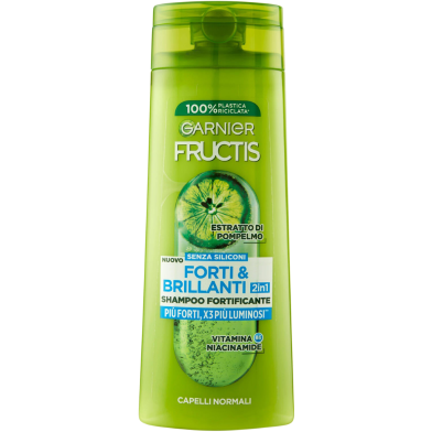 Garnier Fructis Forti And Brillanti 2in1 Shampoo - 250ml image